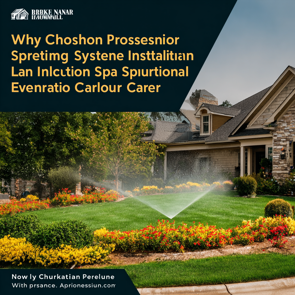 Why Choosing Professional Sprinkler System Installation Is Essential for Your Lawn Care