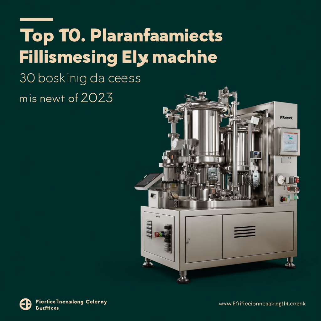 Top 10 Pharmaceutical Filling Machines: Boost Efficiency by 30% in 2023