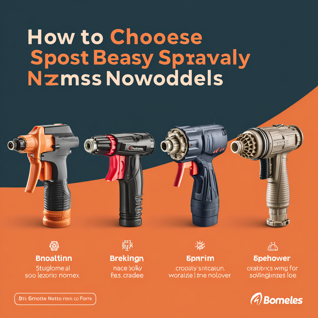 How to Choose the Best Boomless Spray Nozzle for Your Spraying Needs