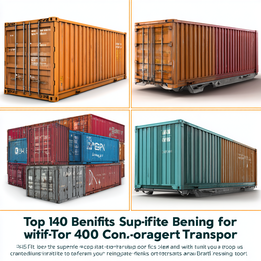 Top 10 Benefits of Using 40ft Shipping Containers for Storage and Transport