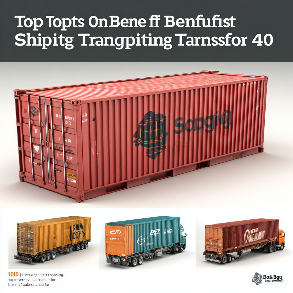 Top 10 Benefits of Using 40ft Shipping Containers for Storage and Transport