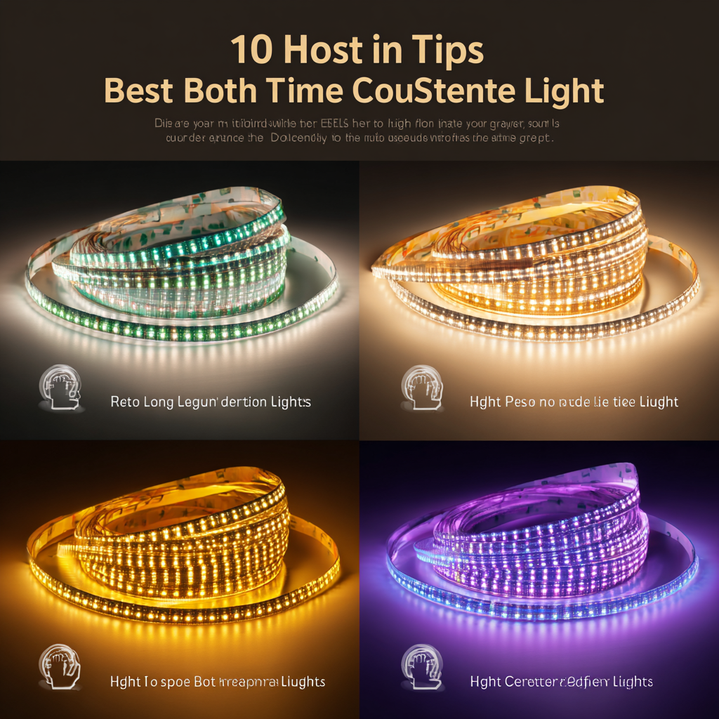 10 Essential Tips for Choosing the Best Custom LED Strip Lights for Your Home