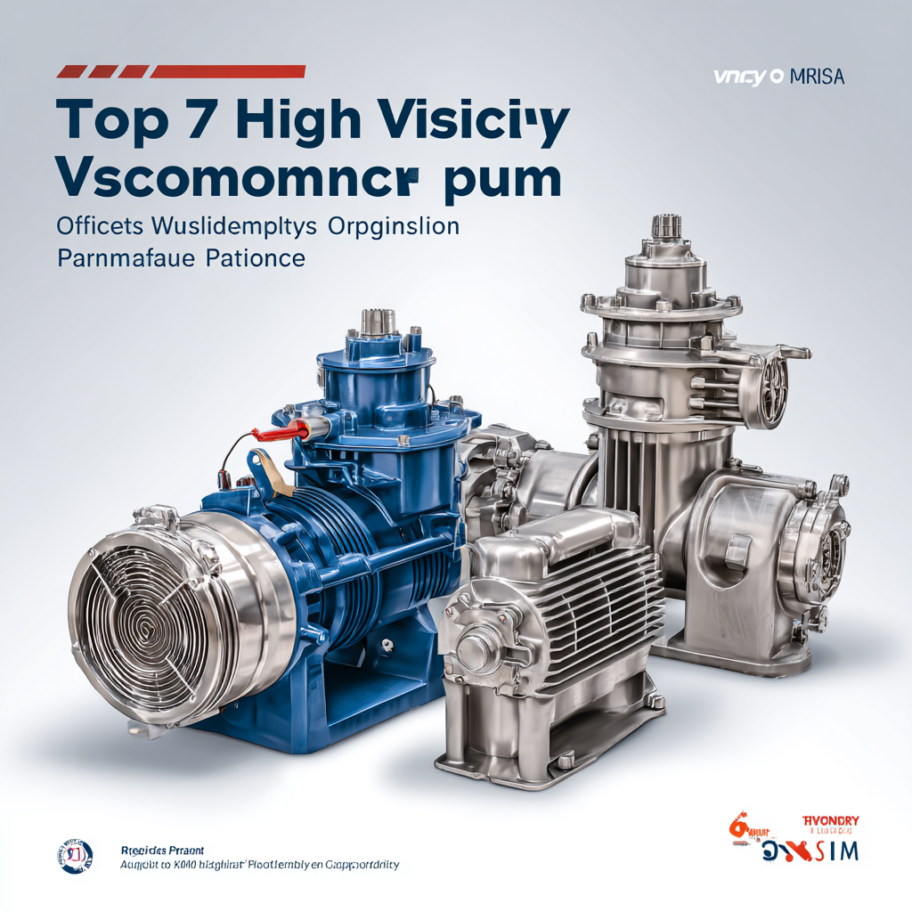 Top 7 High Viscosity Pumps for Optimal Performance in Industrial Applications