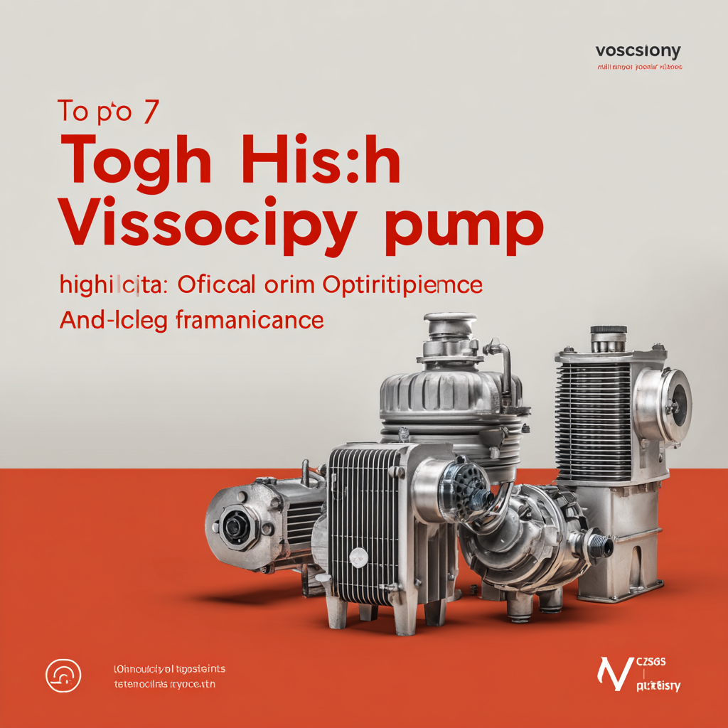 Top 7 High Viscosity Pumps for Optimal Performance in Industrial Applications