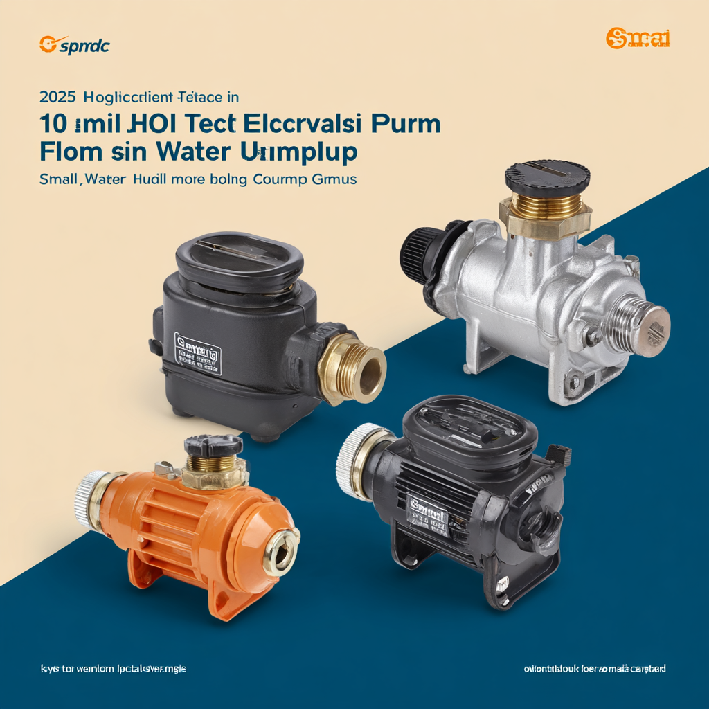 2025 Top 10 Small Electric Water Pumps for Home and Garden Use