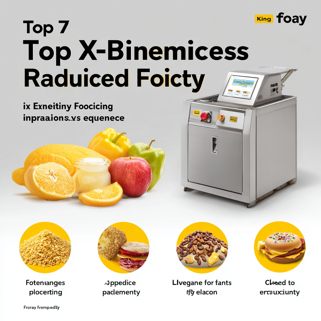 Top 7 Benefits of Using X Ray Machines for Food Processing Efficiency