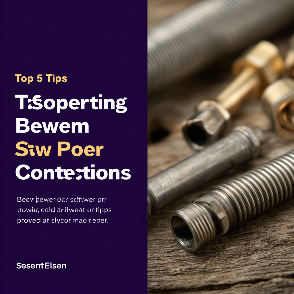 Top 5 Essential Tips for Choosing the Best Sewer Pipe Connections
