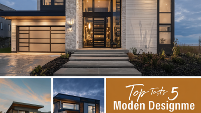 Top 5 Modern Front Door Designs to Elevate Your Home Aesthetic