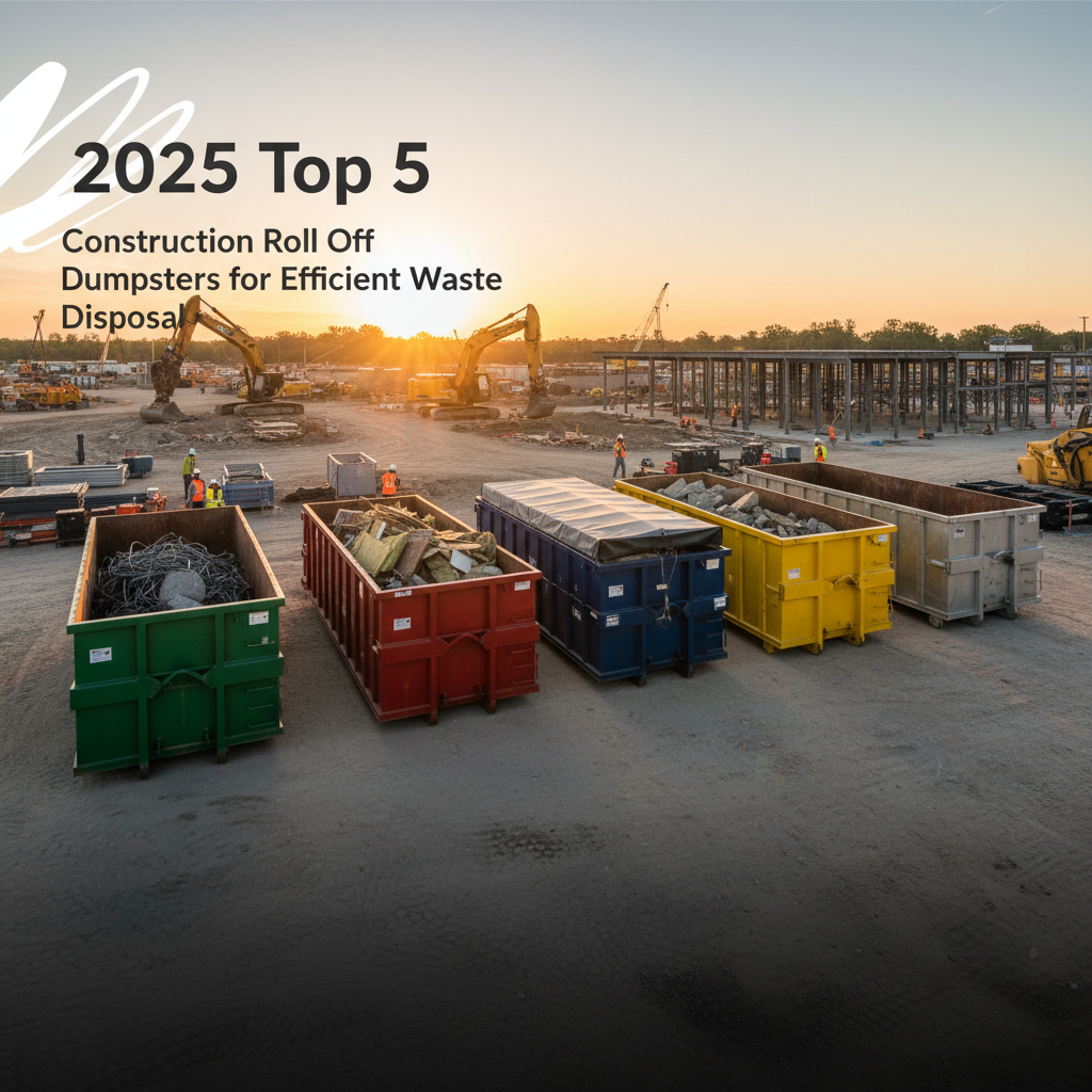 2025 Top 5 Construction Roll Off Dumpsters for Efficient Waste Disposal
