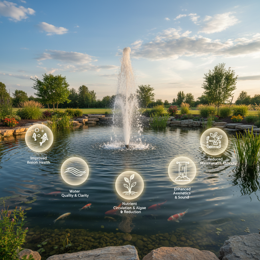 Top 5 Benefits of Airmax Pond Series 1 Hp Fountains for Your Pond Aquascape