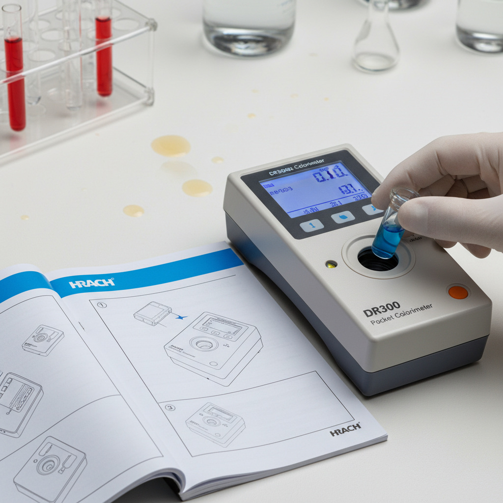 Why You Need the DR300 Pocket Colorimeter Manual for Accurate Testing