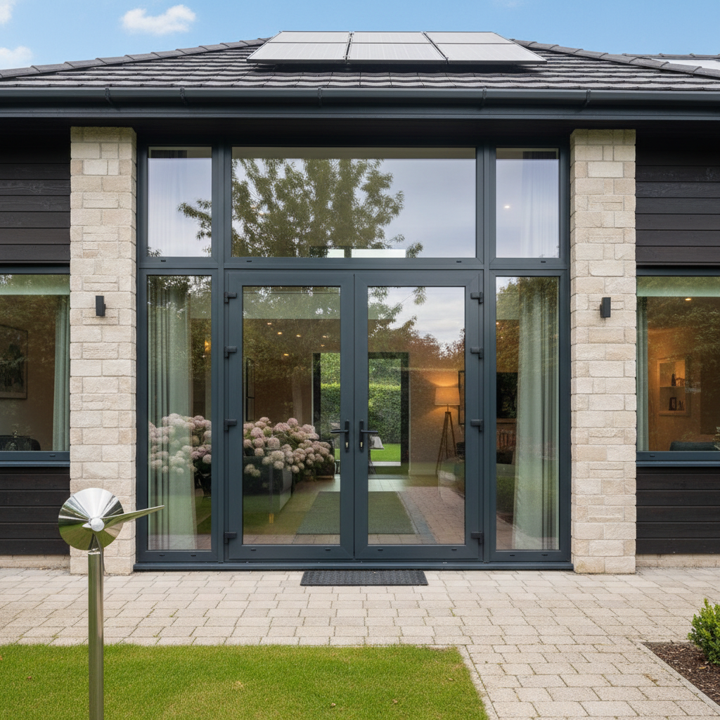 What is the Energy Efficiency of Aluminium French Doors for Modern Homes