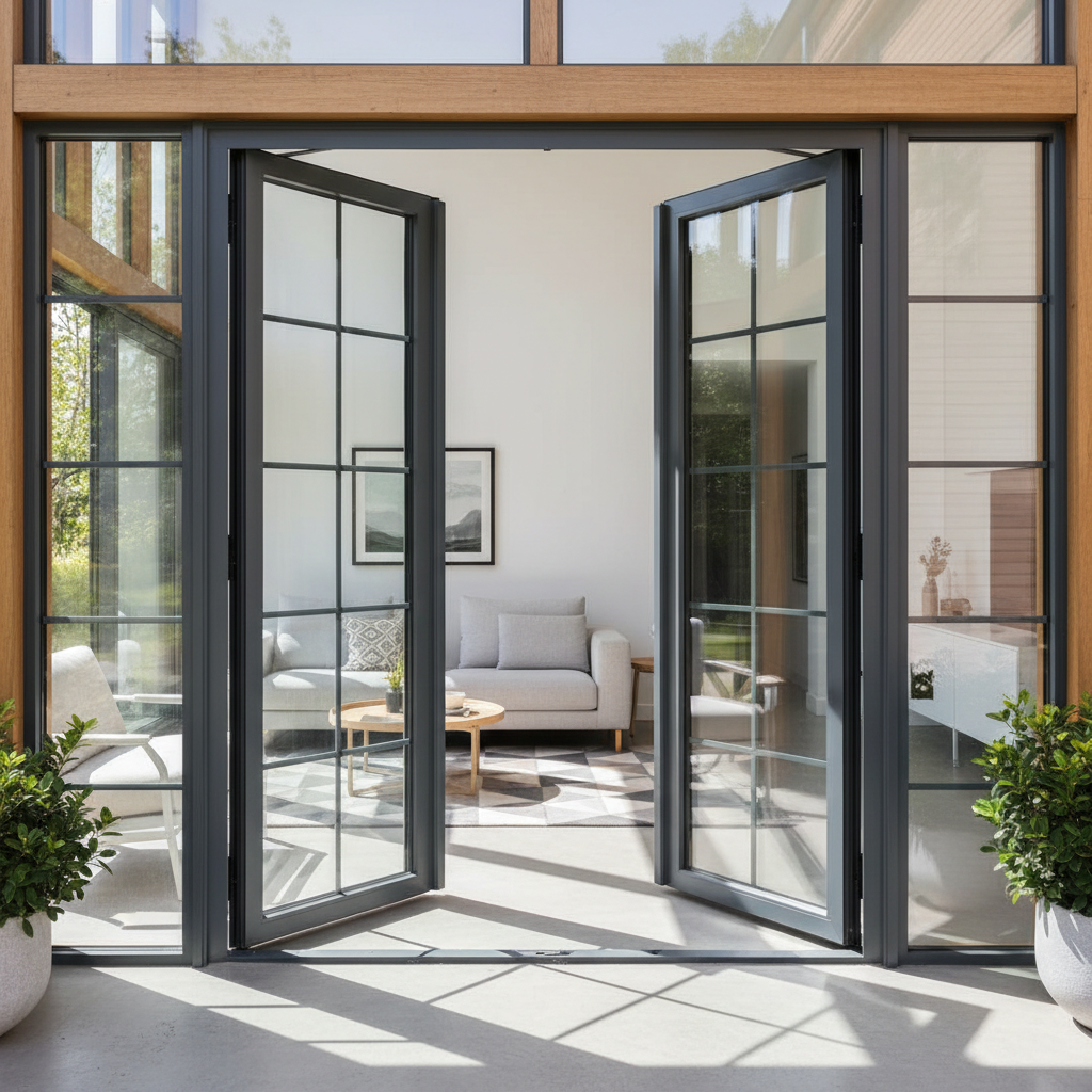 What is the Energy Efficiency of Aluminium French Doors for Modern Homes