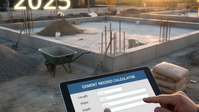 2025 Guide: How to Use a Cement Needed Calculator for Your Projects