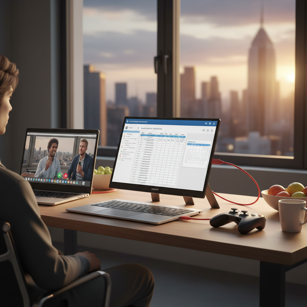 Why You Need an HDMI Portable Monitor for Enhanced Productivity and Entertainment