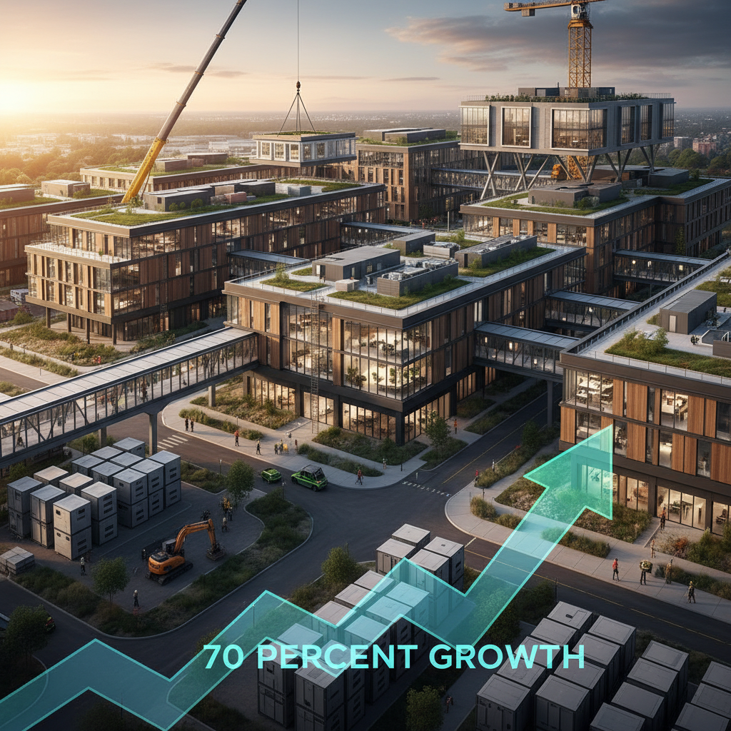 Top 5 Modular Office Building Trends Driving 70 Percent Growth in Commercial Real Estate