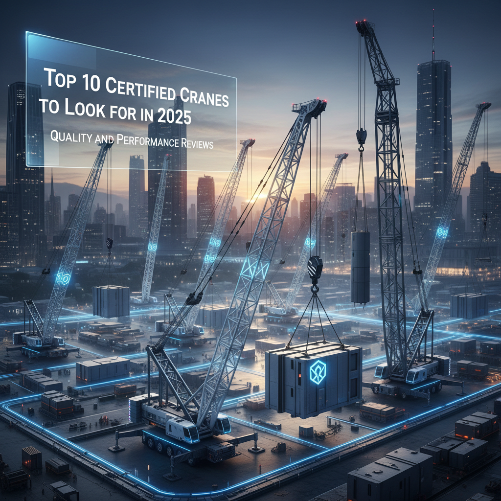 Top 10 Certified Cranes to Look for in 2025: Quality and Performance Reviews