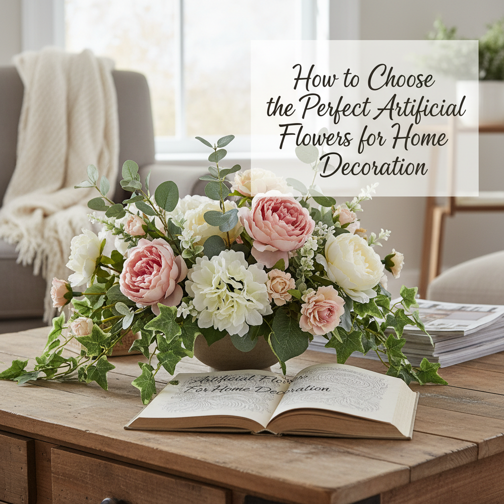 How to Choose the Perfect Artificial Flowers for Home Decoration