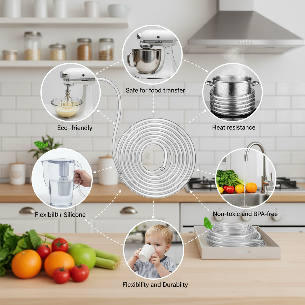 Top 10 Benefits of Using Food Grade Silicone Hose for Your Kitchen Needs