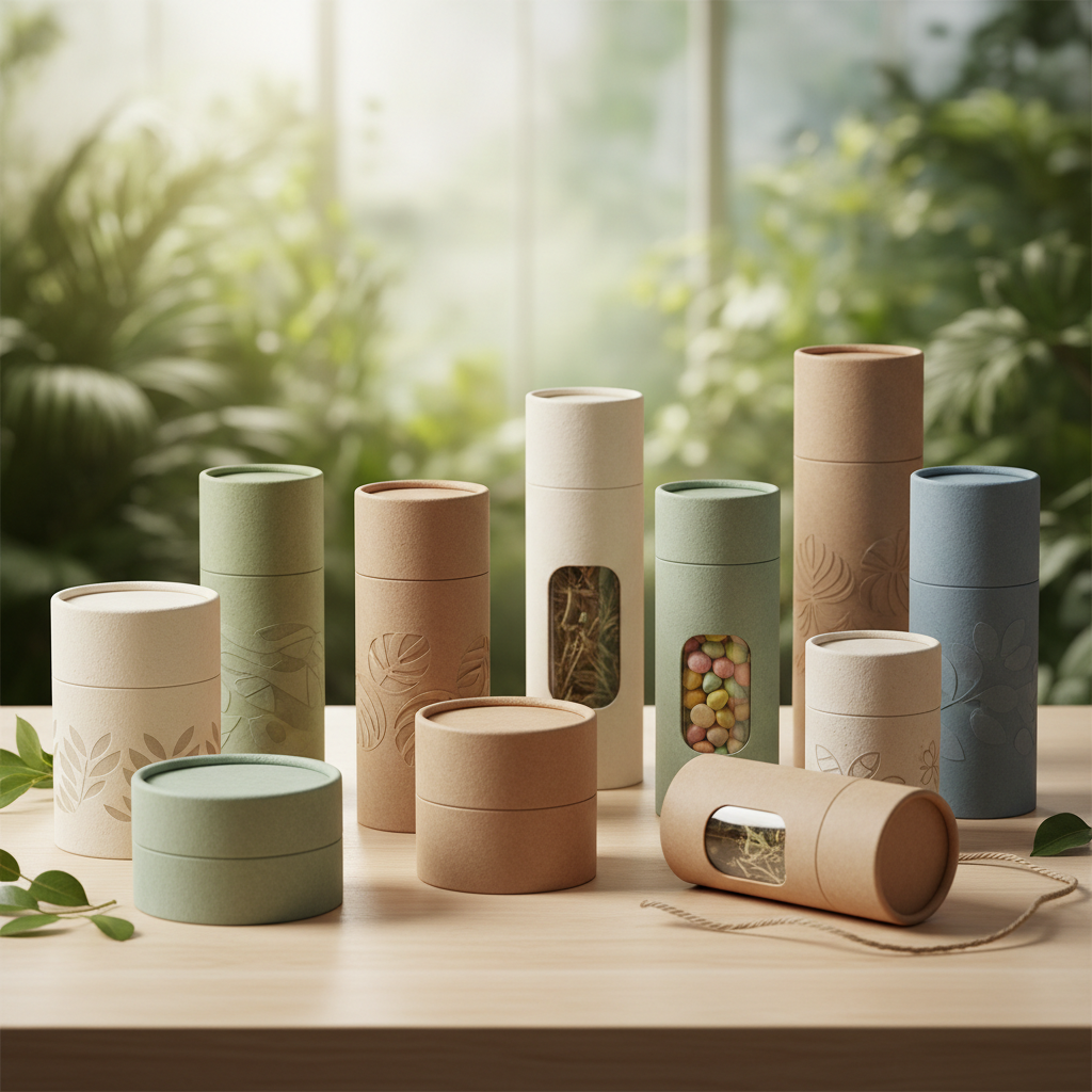 2025 Top 10 Paper Tube Containers for Sustainable Packaging Solutions