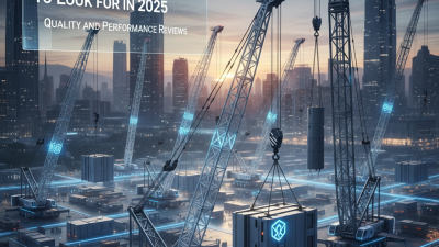 Top 10 Certified Cranes to Look for in 2025: Quality and Performance Reviews