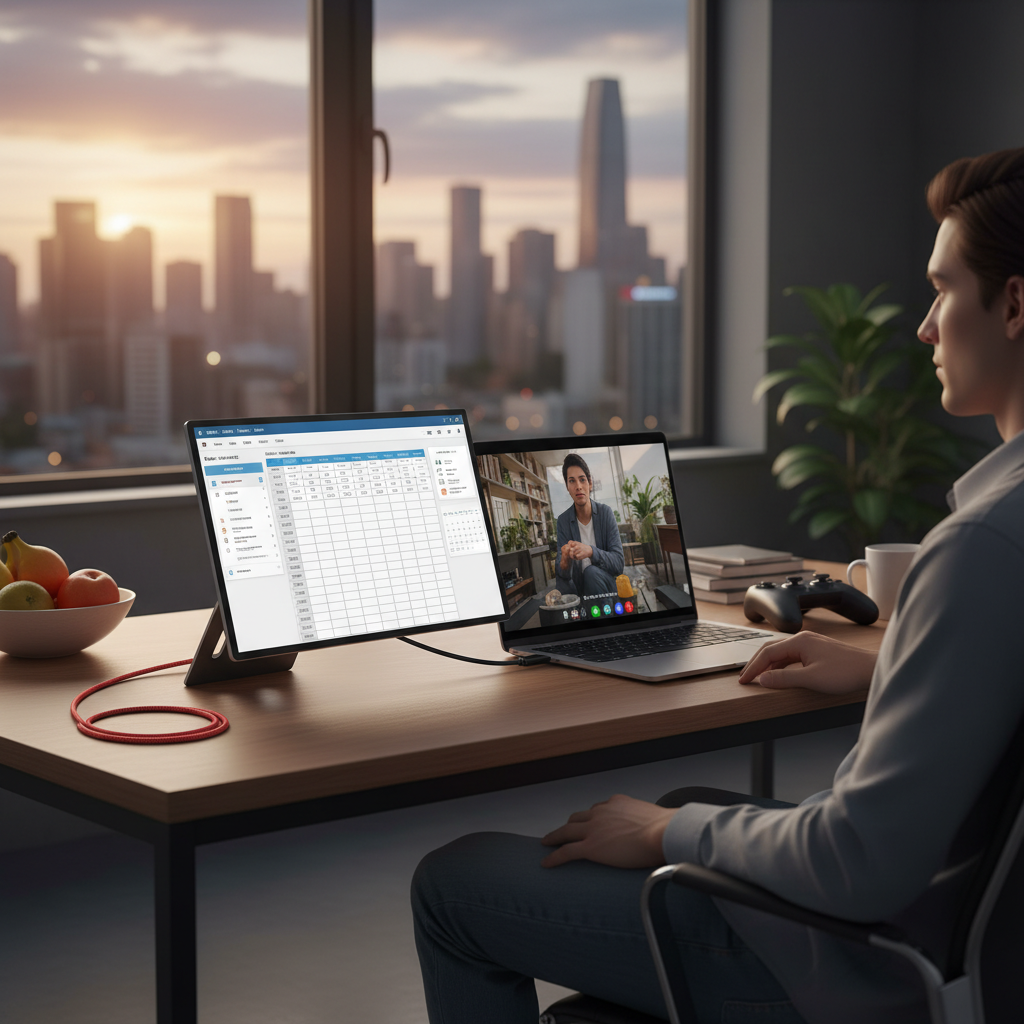 Why You Need an HDMI Portable Monitor for Enhanced Productivity and Entertainment