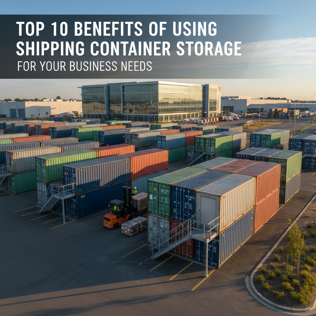 Top 10 Benefits of Using Shipping Container Storage for Your Business Needs