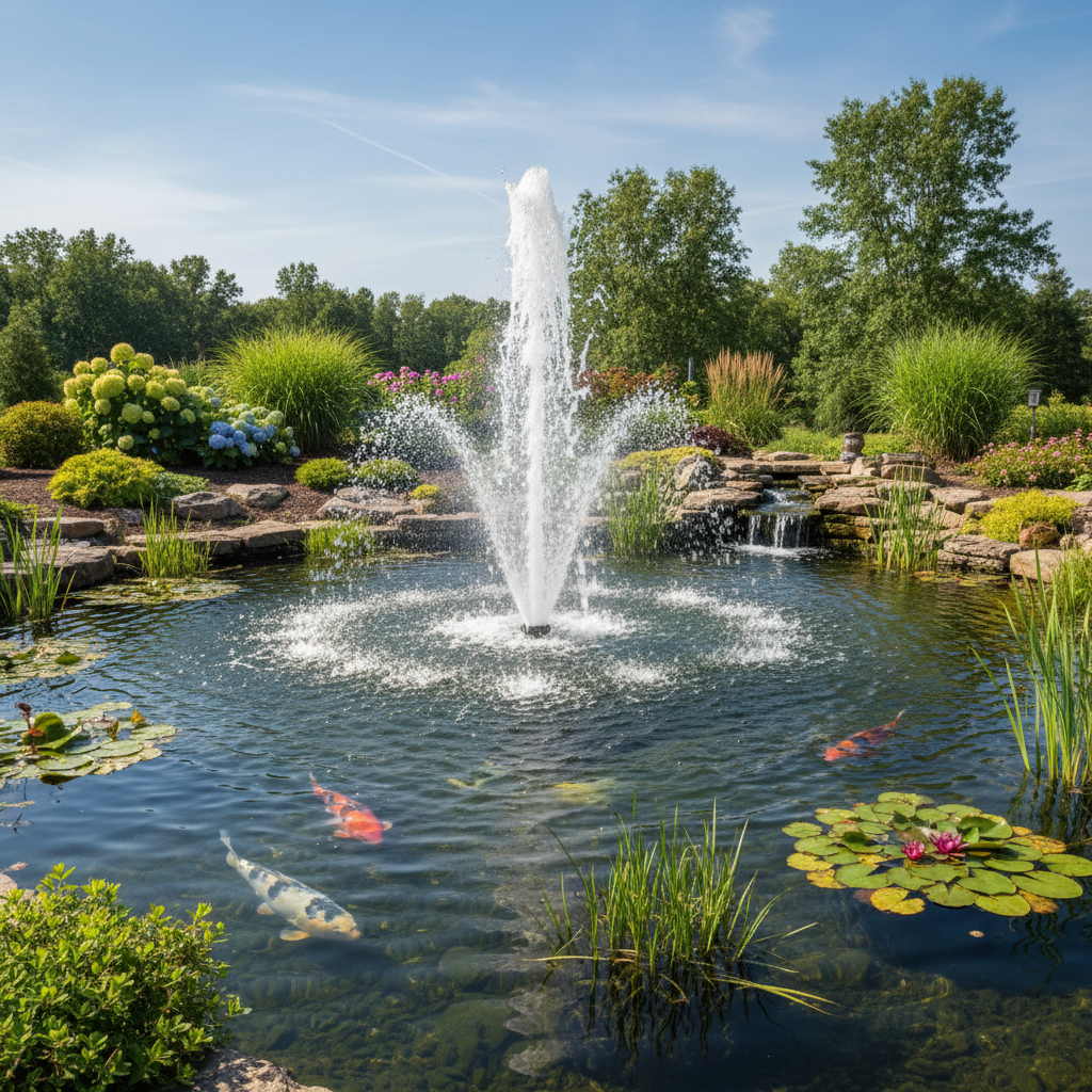 Top 5 Benefits of Airmax Pond Series 1 Hp Fountains for Your Pond Aquascape