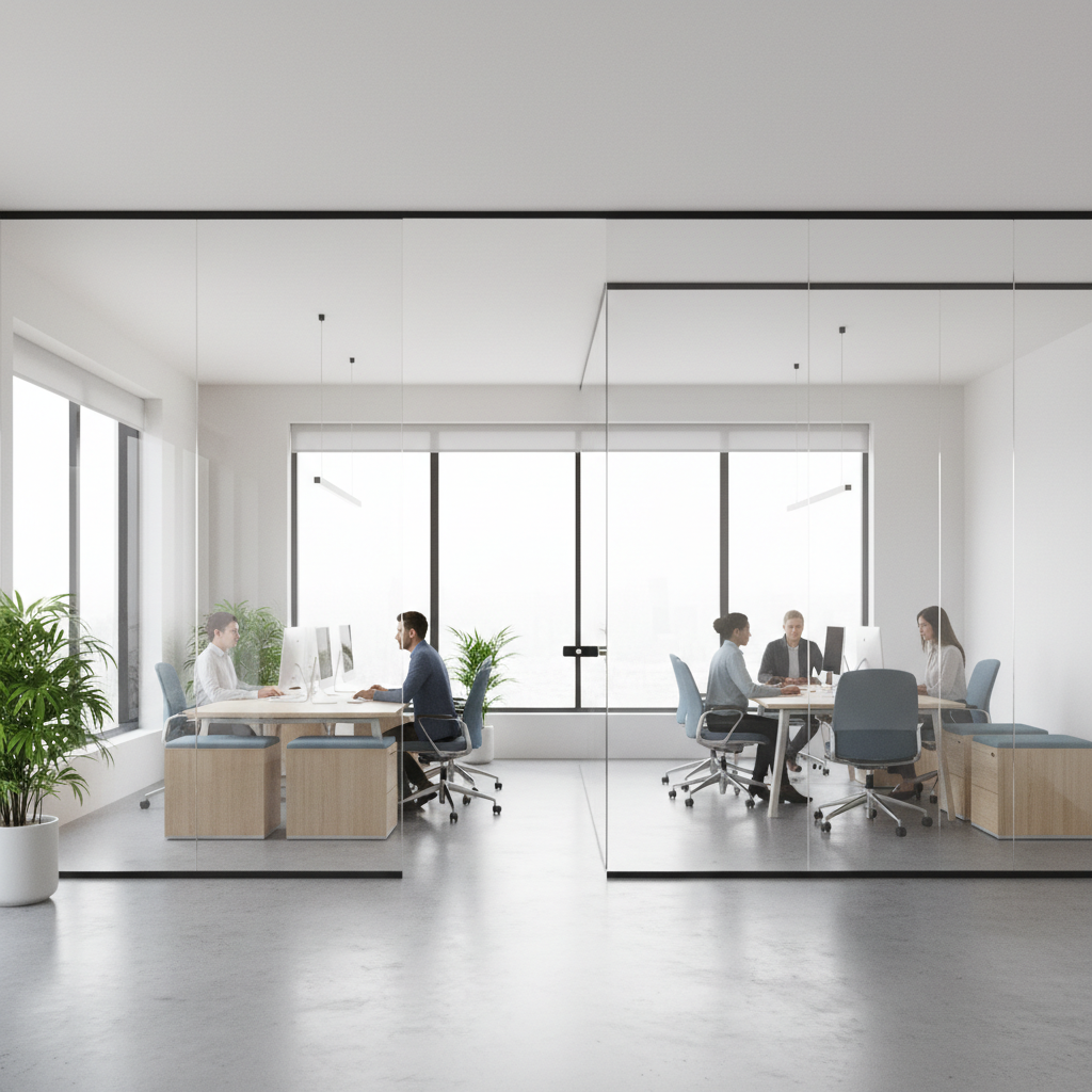 Top 5 Benefits of Fire Rated Glass Partitions for Modern Office Spaces