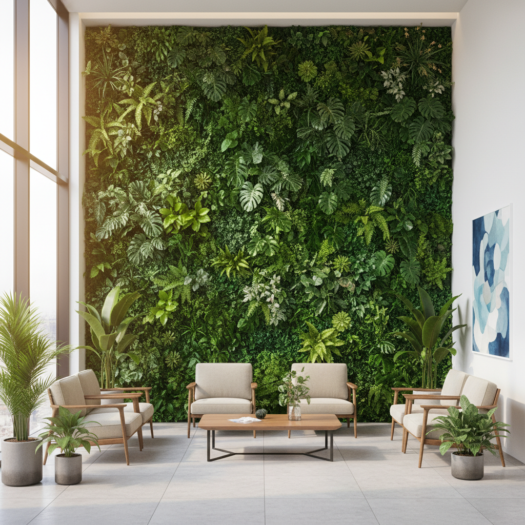 Top 10 Benefits of Artificial Green Wall Panels for Indoor Air Quality and Aesthetics