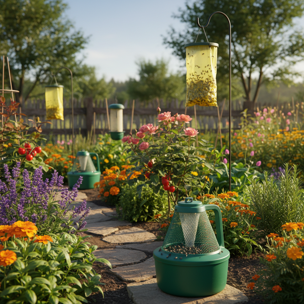 10 Effective Tips for Using Outdoor Fly Traps to Keep Your Garden Pest Free