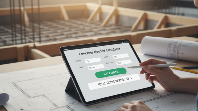 Understanding Concrete Needed Calculator: Your Guide to Accurate Estimates