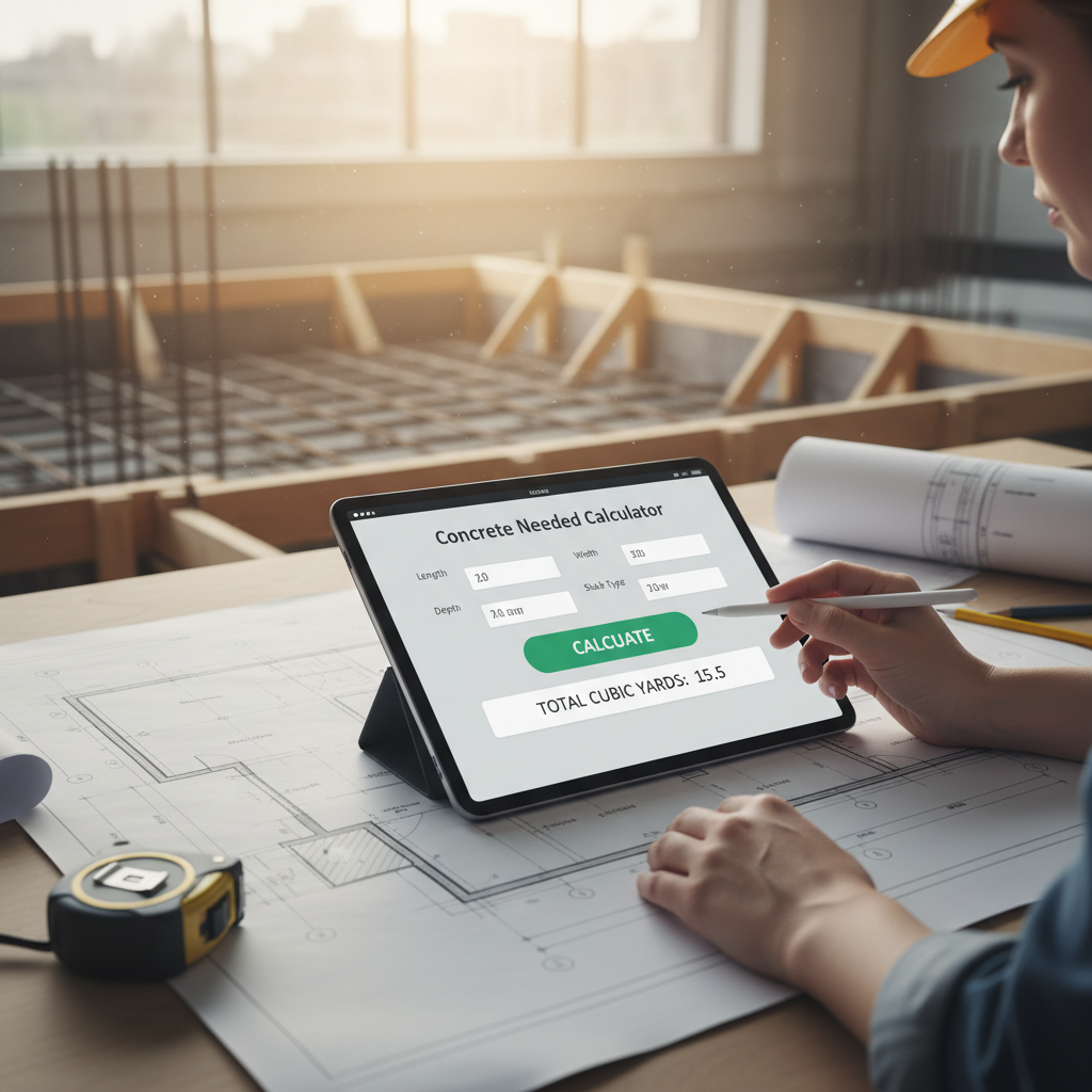 Understanding Concrete Needed Calculator: Your Guide to Accurate Estimates