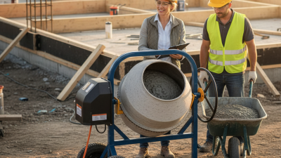 Why You Should Choose an Electric Cement Mixer for Your Next Project