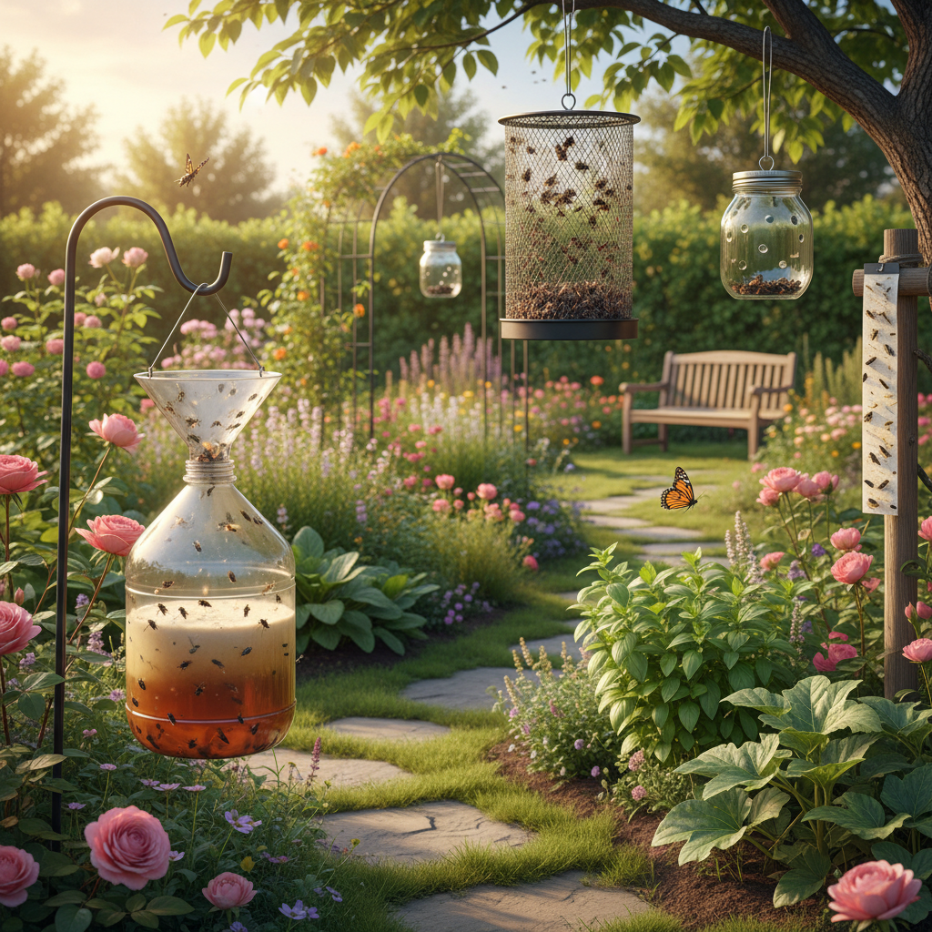 10 Effective Tips for Using Outdoor Fly Traps to Keep Your Garden Pest Free
