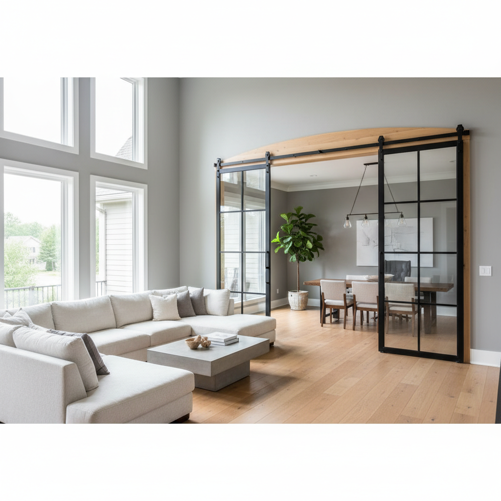 Top 10 Stunning Glass Barn Doors to Transform Your Home Aesthetics