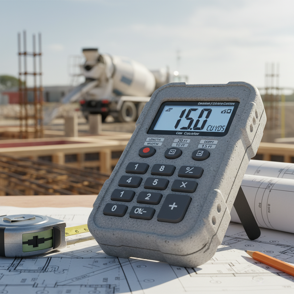 Understanding Concrete Needed Calculator: Your Guide to Accurate Estimates