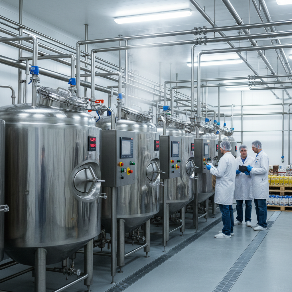 Why Jacketed Stainless Steel Tanks Are Essential for Food Processing Operations