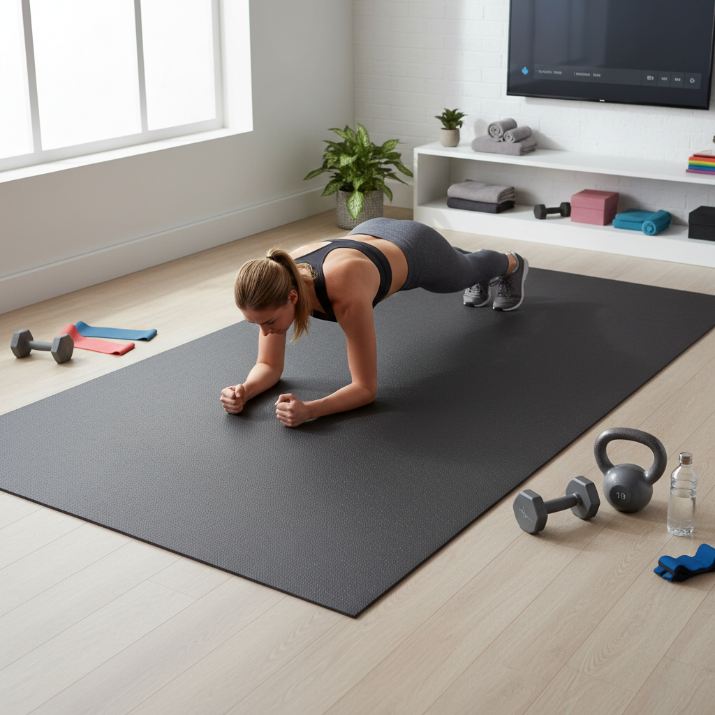 Why Rubber Exercise Mats Are Essential for Your Home Workout Routine
