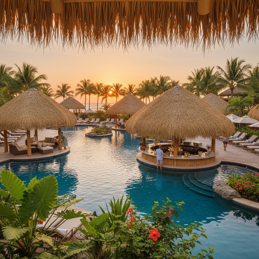 What is Plastic Artificial Thatch and How to Use It in Your Projects