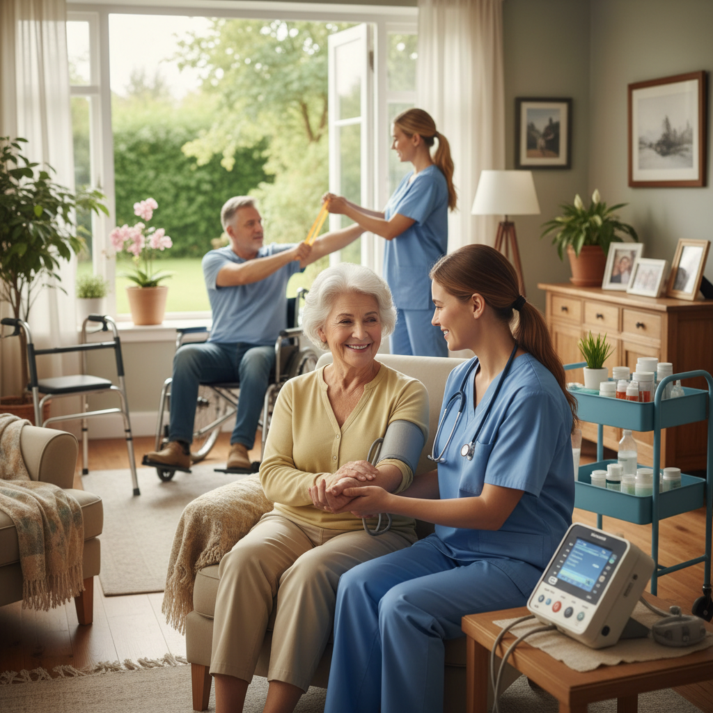What is At Home Medical Care for Elderly and Disabled Individuals