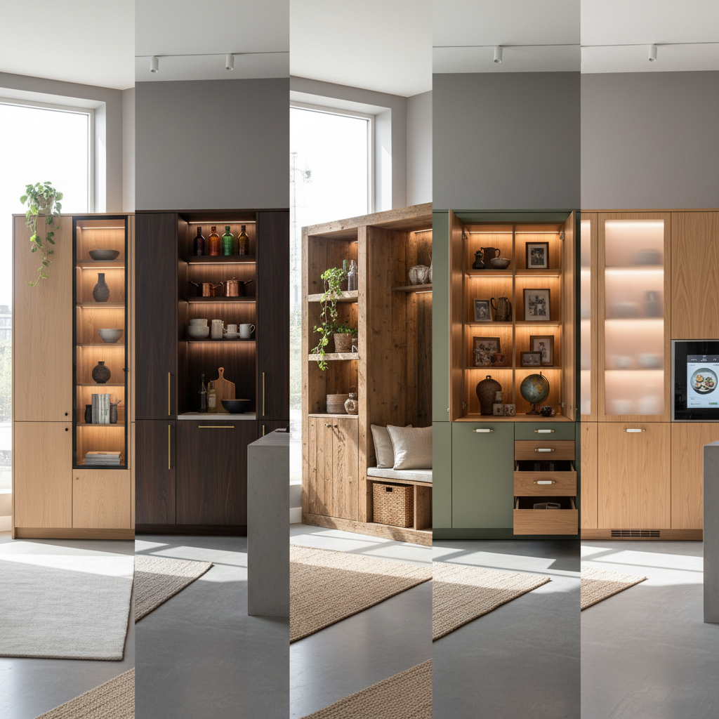 2025 Top 5 Wood Cabinet Display Trends: Enhance Your Home with Style