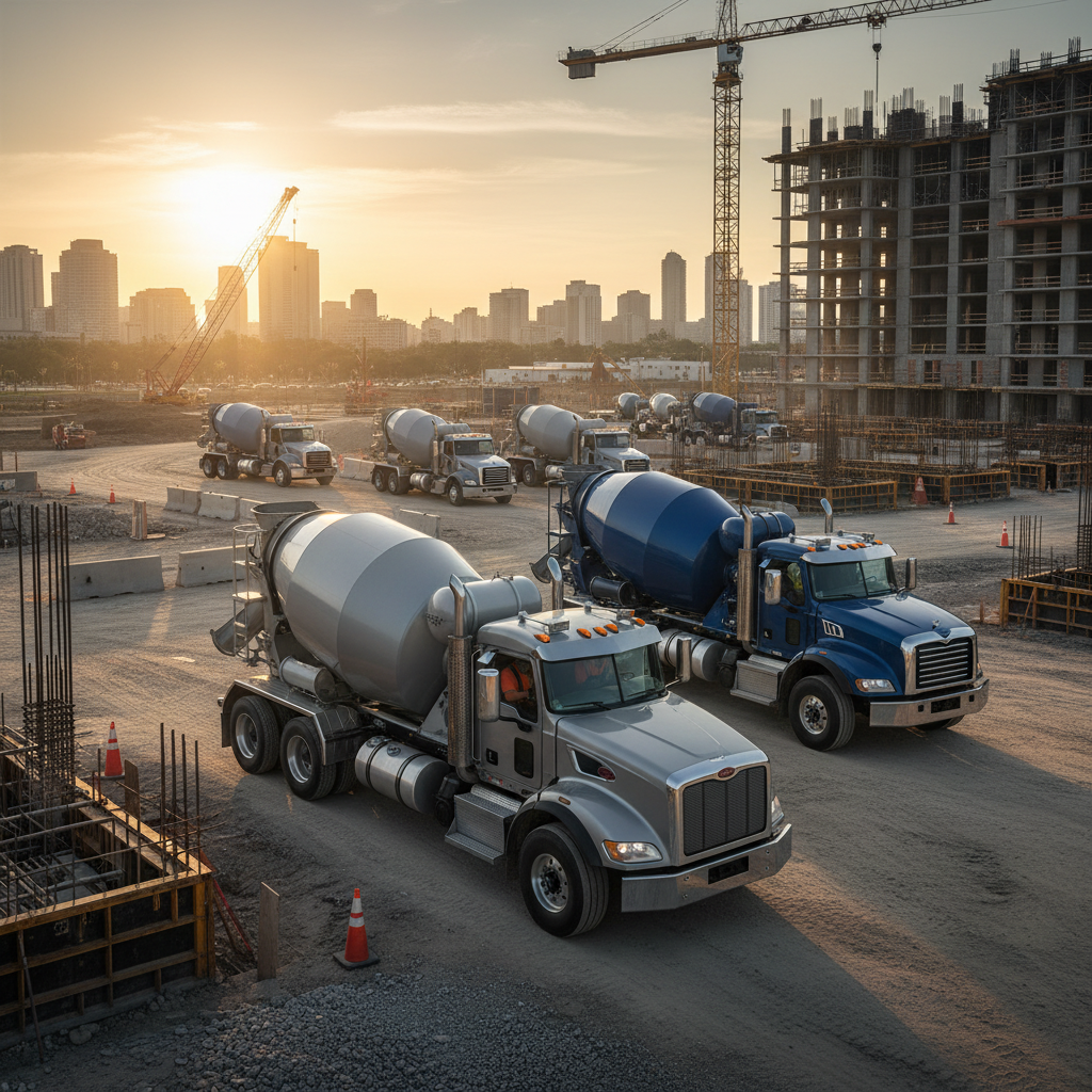 Top 5 Concrete Mixer Trucks for Efficient Construction Projects