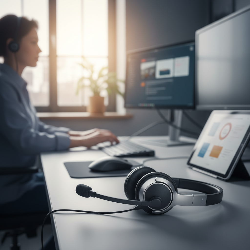 Why Choosing the Right Work Headset with Mic Can Boost Your Productivity