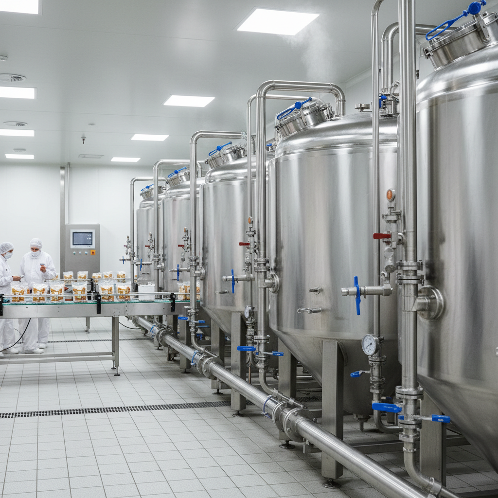 Why Jacketed Stainless Steel Tanks Are Essential for Food Processing Operations