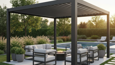 Discover the 2025 Top 10 Mirador Adjustable Louvered Aluminum Pergolas for Your Outdoor Space