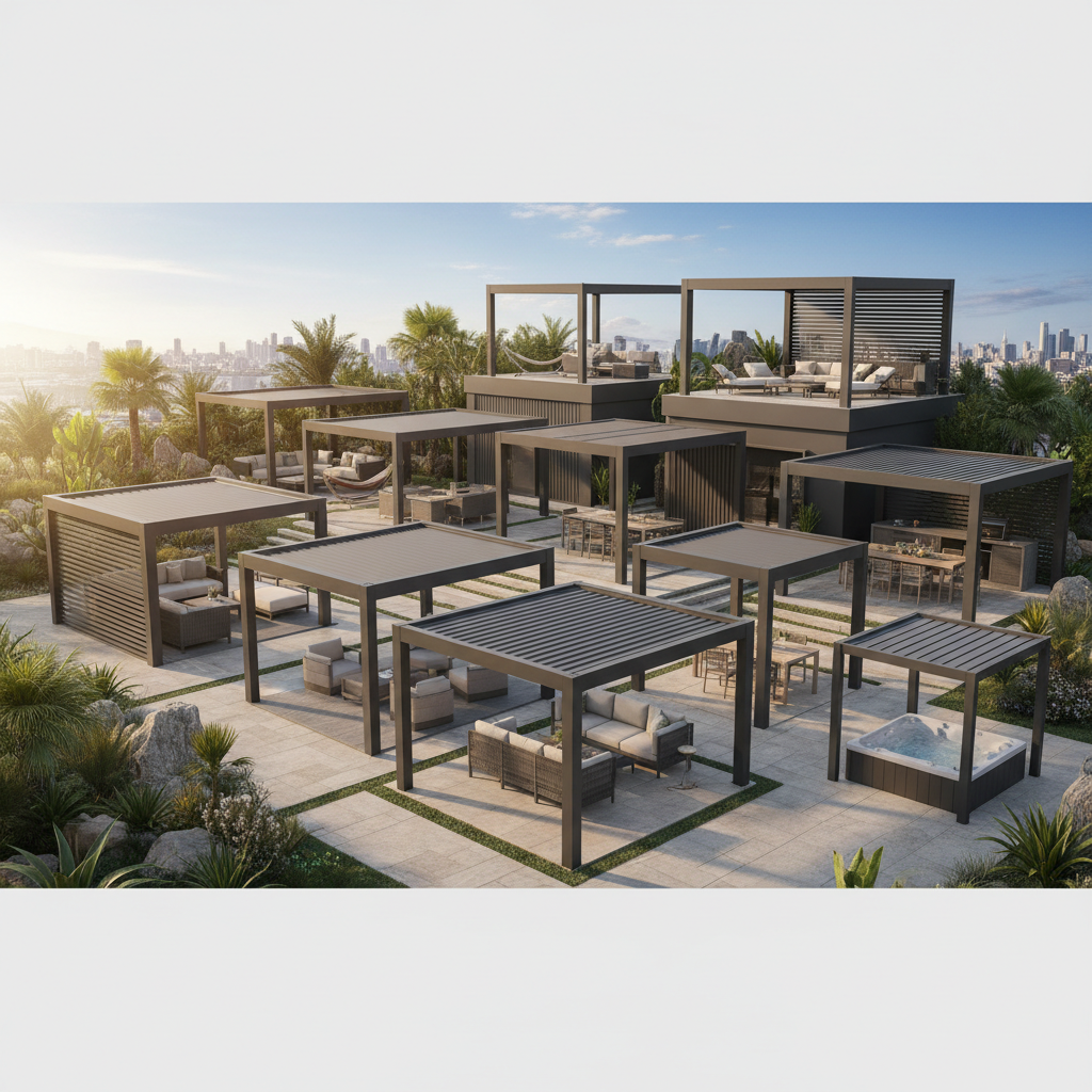 Discover the 2025 Top 10 Mirador Adjustable Louvered Aluminum Pergolas for Your Outdoor Space