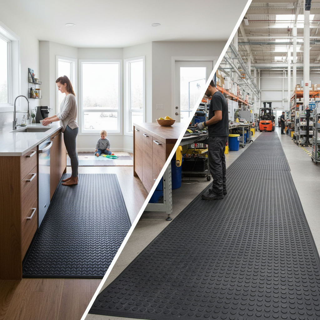 Top 5 Benefits of Using Large Rubber Safety Mats for Your Home and Workplace