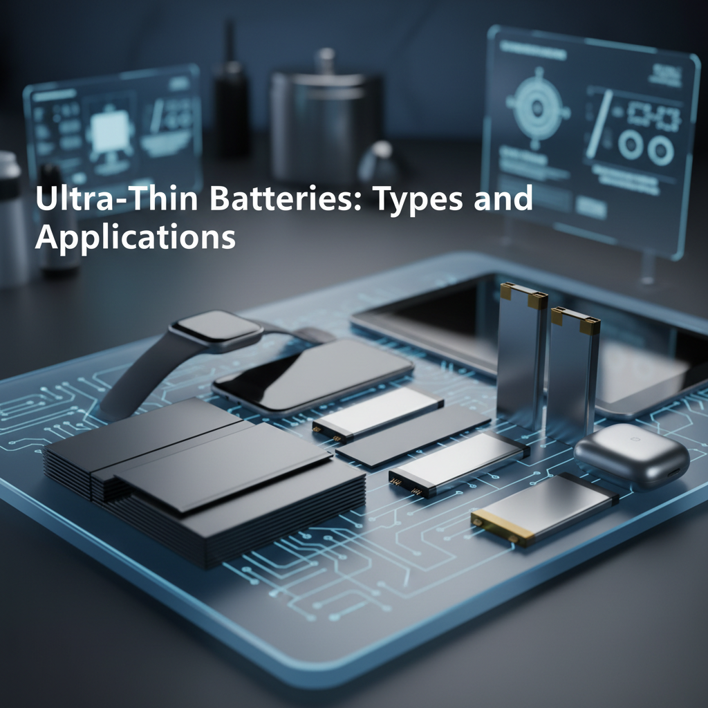 How to Choose Ultra-Thin Batteries for Your Next Tech Project