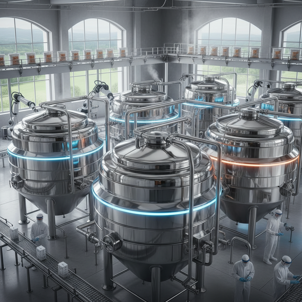 Why Jacketed Stainless Steel Tanks Are Essential for Food Processing Operations